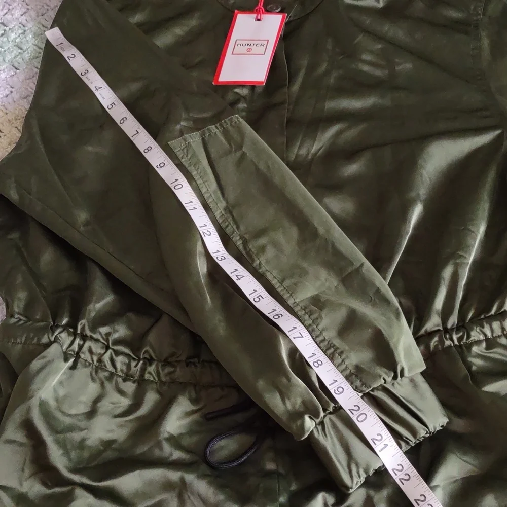 Hunter X Target Medium Olive Green Satin Romper